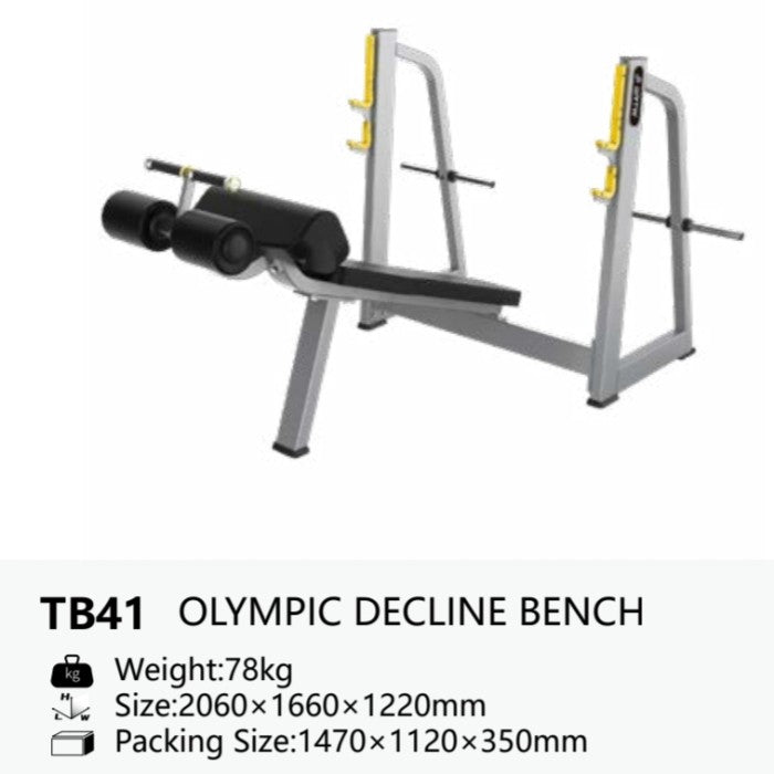 BRTW TB421 Olympic Decline Bench Press / Comercial Equipment Fitness