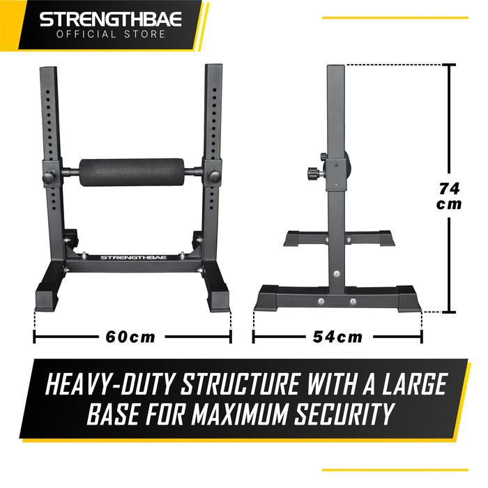 Bulgarian Split Squat Stand STRENGTHBAE Squat Rack Squat Shoes Glutes Hip Thrust