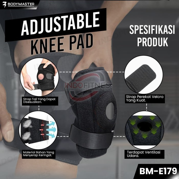 BODYMASTER Knee Support Compression Pad Deker Pelindung Lutut Knee - PAD KNEE