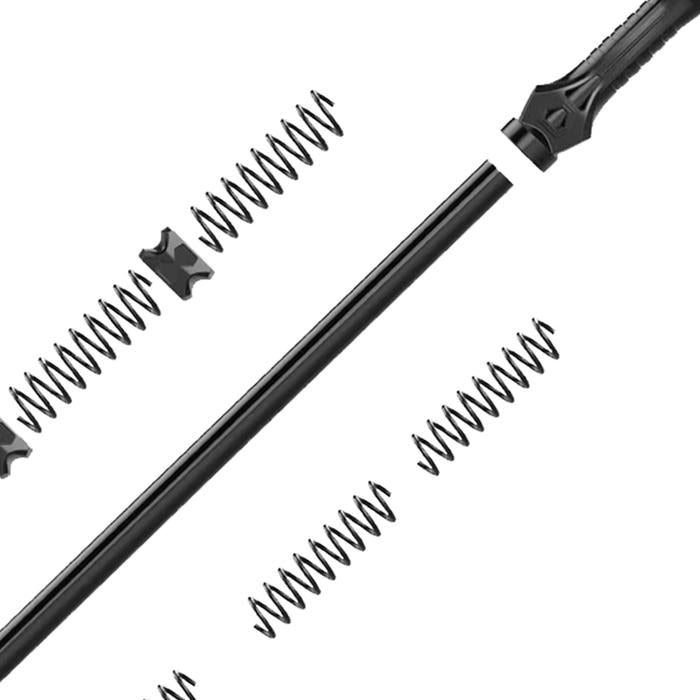 KINETIC 103 CM SPRING ARM EXERCISE - HITAM