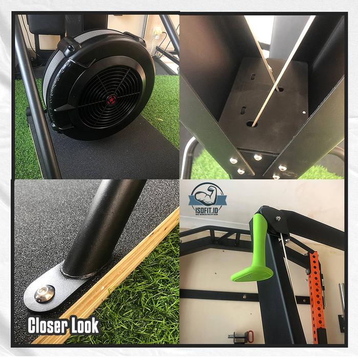 Air Resistance Ski Machine / Mesin Ski dalam Ruangan Tekanan Udara dengan LCD