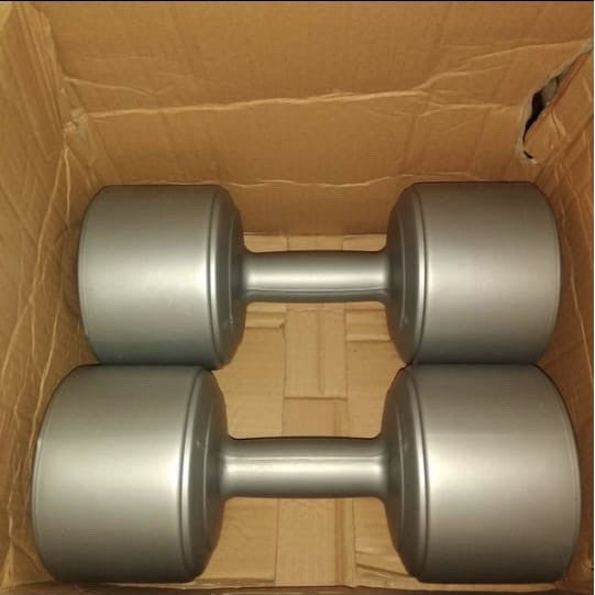 POTENCE DUMBEL 10 KG / BARBEL 10 KG / DUMBELL PLASTIK 10KG
