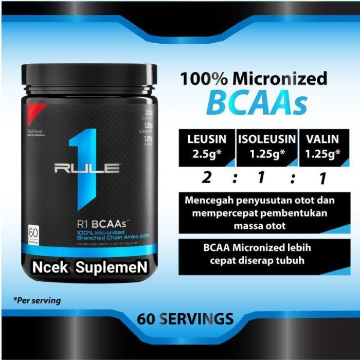 Rule1 Bcaa R1 BCAA Rule 1 BCAA Rule One BCAA 30 60 Serving Bcaa Powder