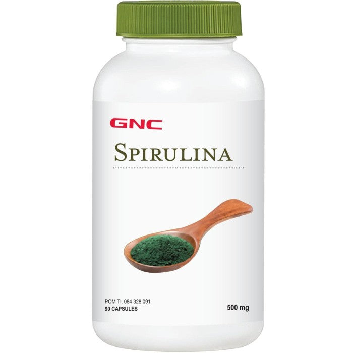 GNC HERBAL PLUS FINGERPRINTED SPIRULINA - 90 KAPSUL (422867)