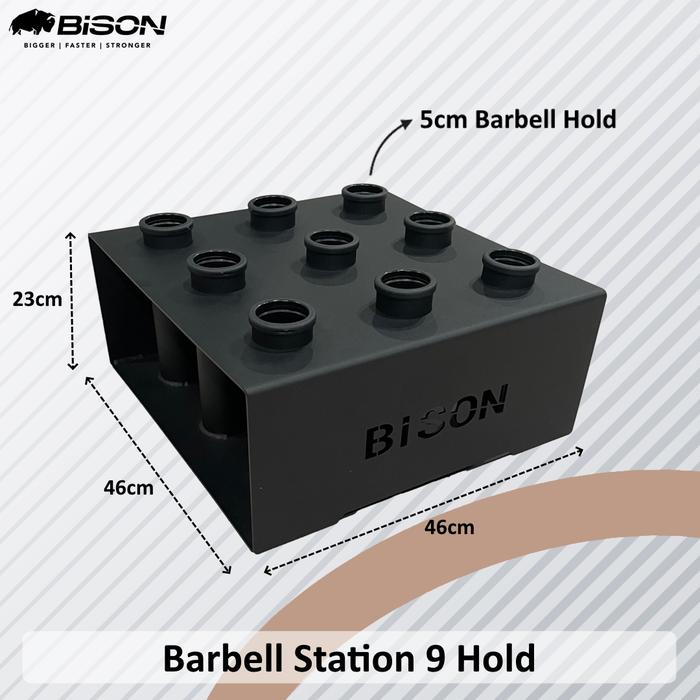 Bison Barbell Station Hold 9