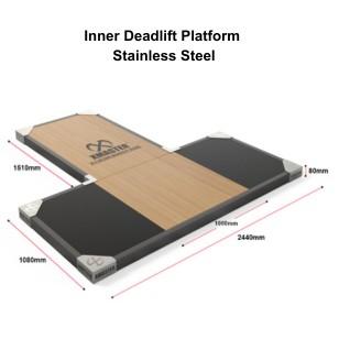 Xmaster Deadlift Platform Lantai Rubber Gym mat Tebal Kokoh PowerLifting Platform Fitness Heavy - Deadlift Platf
