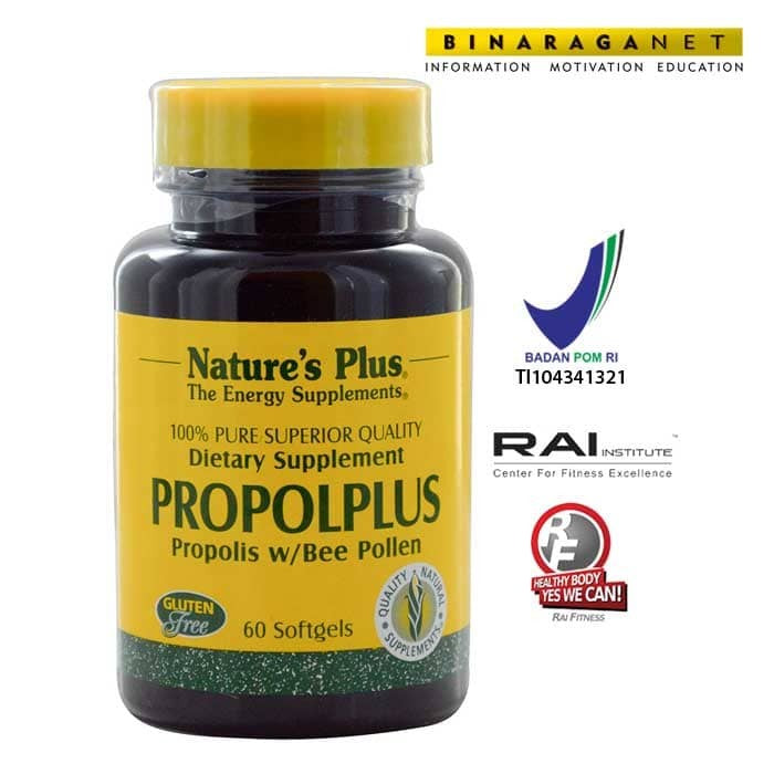 Propol Plus Natures Plus 60 Softgels/ meningkatkan dayatahan tubuh