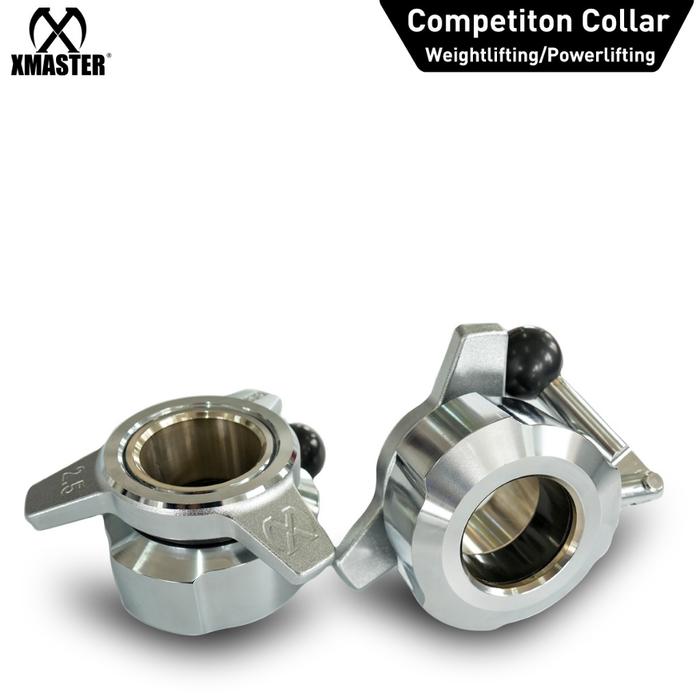 XMASTER Competition Collar 2.5KG, IWF/IPF Weightlifting Powerlifting CrossFit Fitness ROGUE ELEIKO - Cylinder 2,5Kg 2 pcs