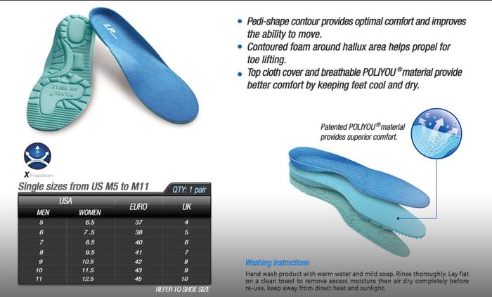 LP SUPPORT PERFORMANCE INSOLES LP-303 - 7