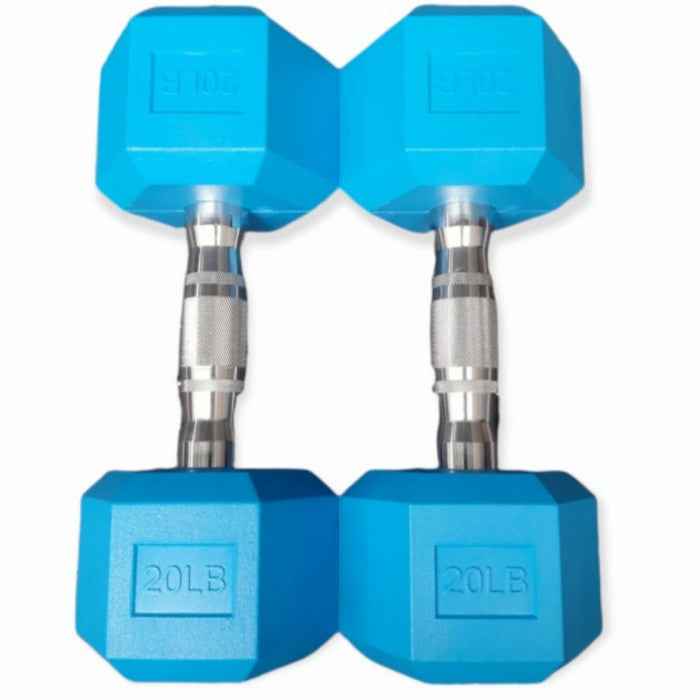 Hex Dumbbell Blue 2*20LB