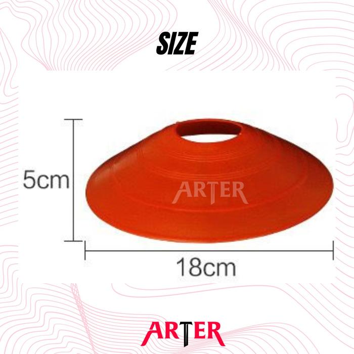 ARTER Agility Cone Drill Cones Mangkuk Sepak Bola Kaki Latihan Futsal - Biru