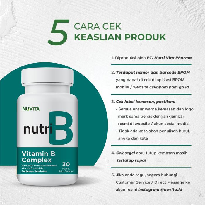 Nuvita Nutri B Complex - 30 Kaplet