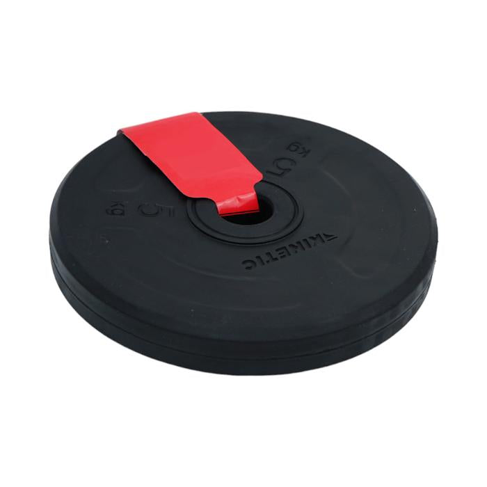 KINETIC PLAT BESI BARBEL 5 KG - HITAM