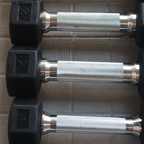 Dumbbell hexagonal gainz 2×2kg 3kg 4kg 5kg|4pair