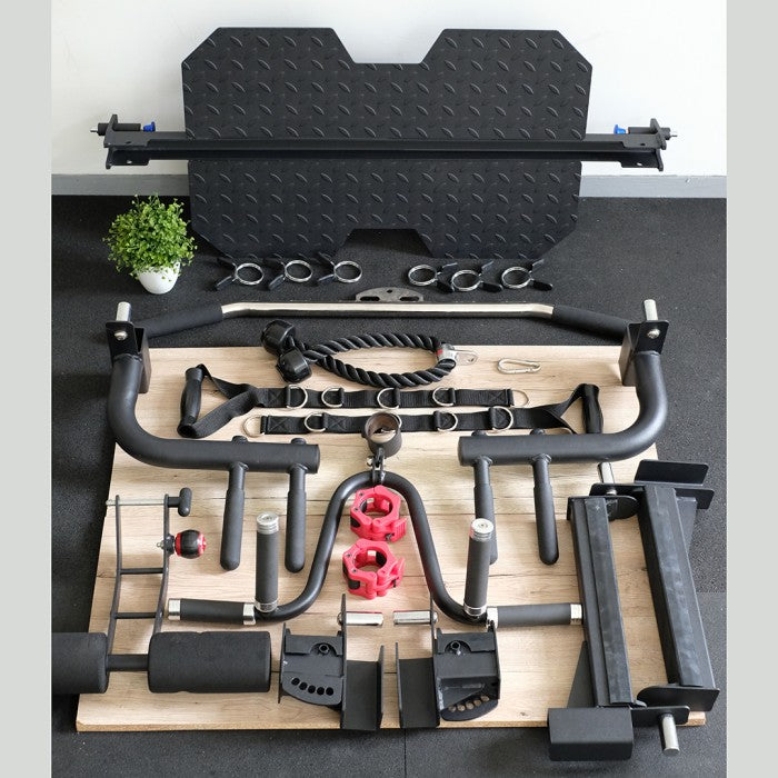 Optimove M-800 Cable Crossover Smith Machine Bench Press Squat Rack