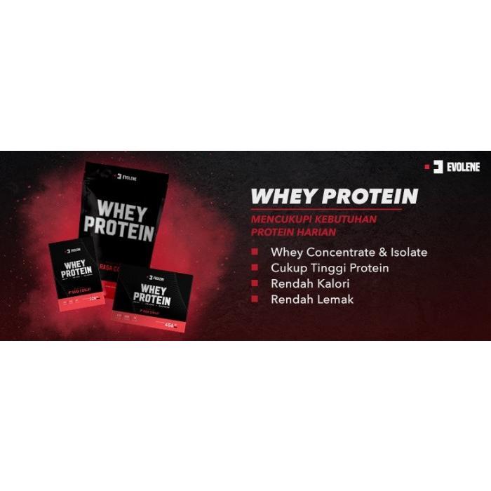 Evowhey Evolene 420gr - Whey Protein isi 12 Sachet - Vanilla, Handuk
