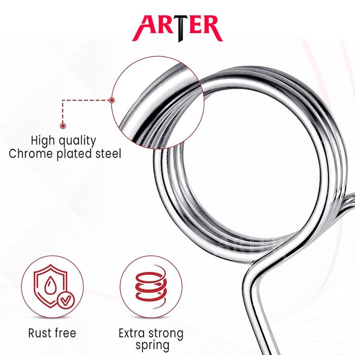ARTER Barbell Lock Barbell Spring Collar Barbells Clamp Clips - 2 BUAH