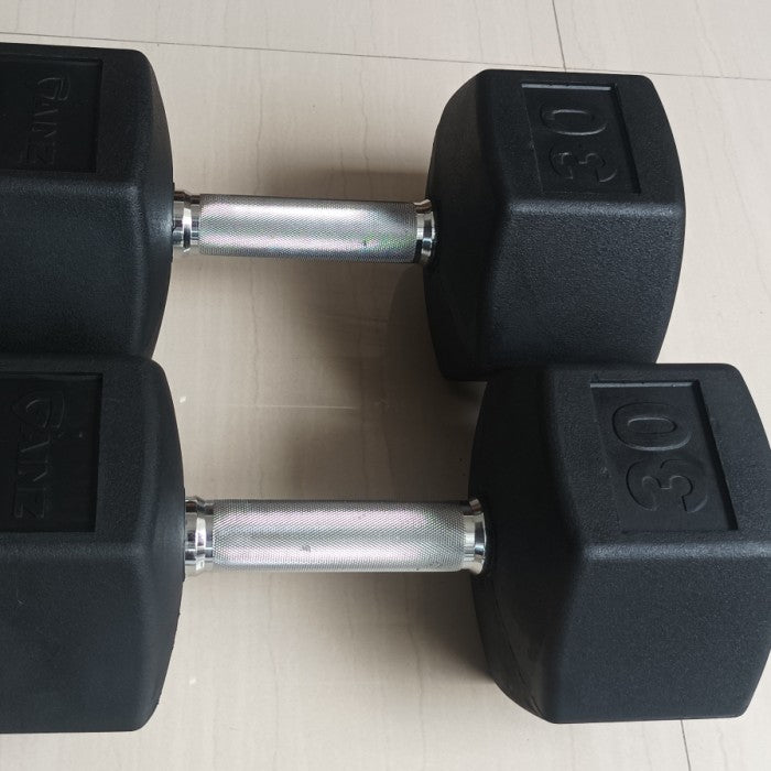Hexagonal Rubber Dumbbell Set 40kg-50kg | 450kg