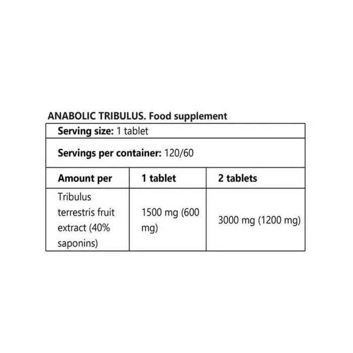 Kevin Levrone Anabolic Tribulus - 120 tablets