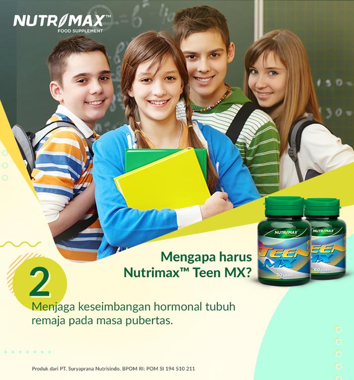 NUTRIMAX TEEN MX ISI 30 TABLET remaja