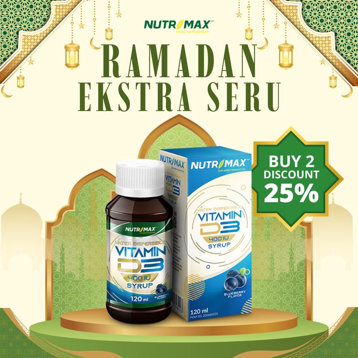 Nutrimax Promo Bundling Spesial Ramadhan D3 Magnesium + K2 Complete Multivitamin D3 + K2 Diagard Nutrikidz Stomach Care Menaquin Gold Vitamin K2 Water Soluble - D3 1000 IU 60 Tablet ( 2 Botol )