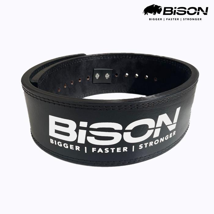 Bison Lever Belt Weight Lifting Power Belt Sabuk Fitness for SBD - S 10mm