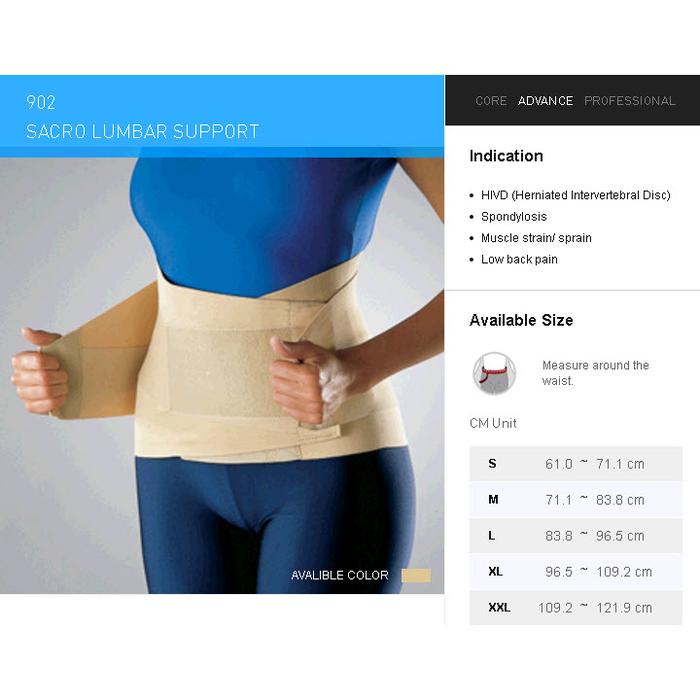 LP SUPPORT SACRO LUMBAR LP 902 - S
