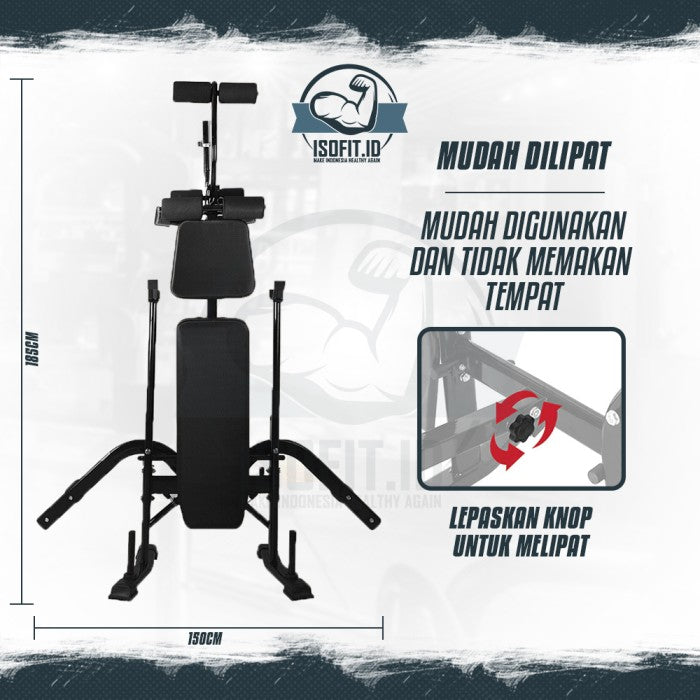 Multi-Functional Supine Board / Bench Press Multifungsi