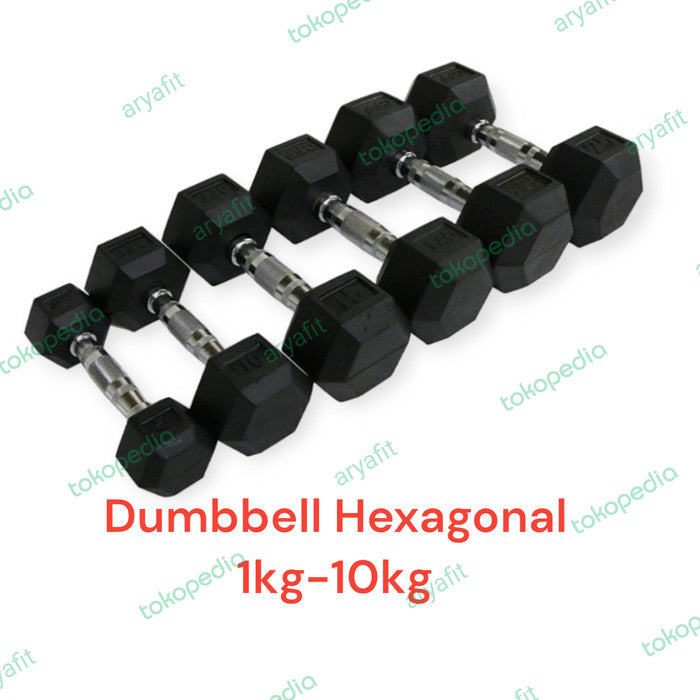 Dumbbell Hexagonal 1kg-10kg