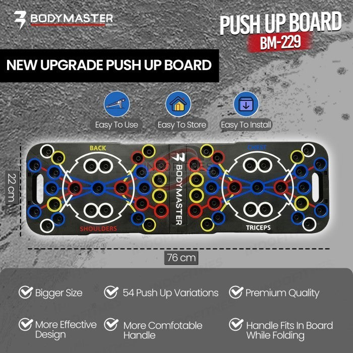 BODYMASTER Premium Push up Board BM-P229 Papan Pushup Support