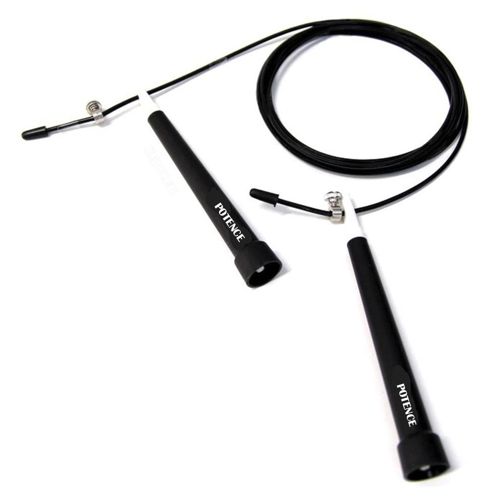 POTENCE Swift Jump Rope Speed Skiping Original Metal Wire Kabel / Tali Skipping Lompat Tali
