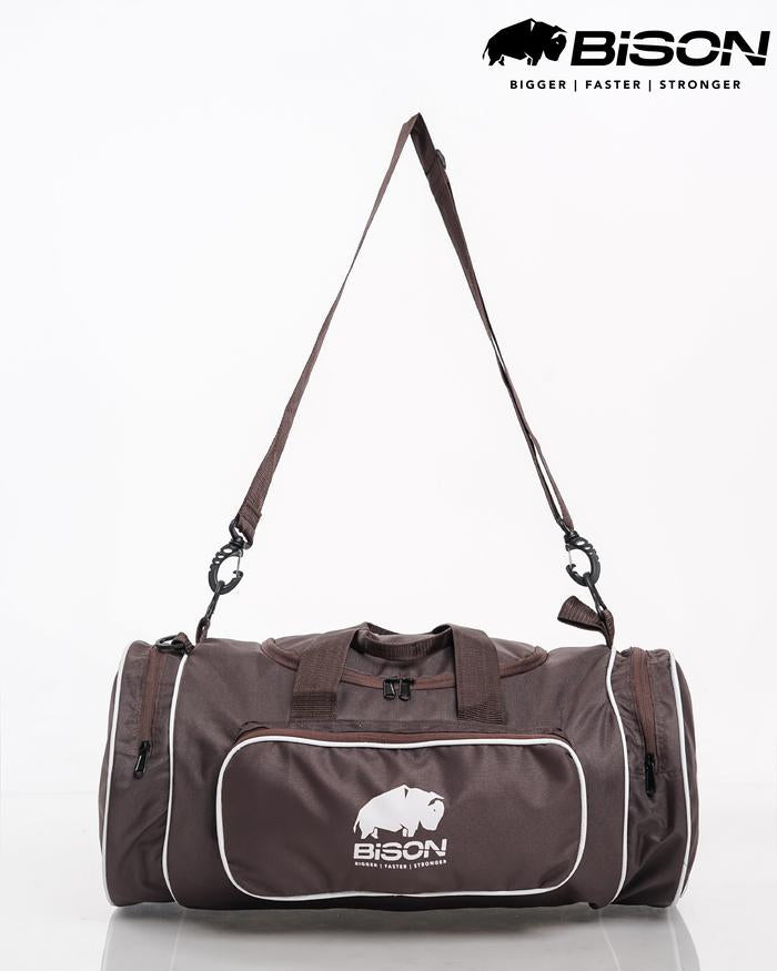 Tas Olahraga Gym Duffel Bag Bison - Abu-abu