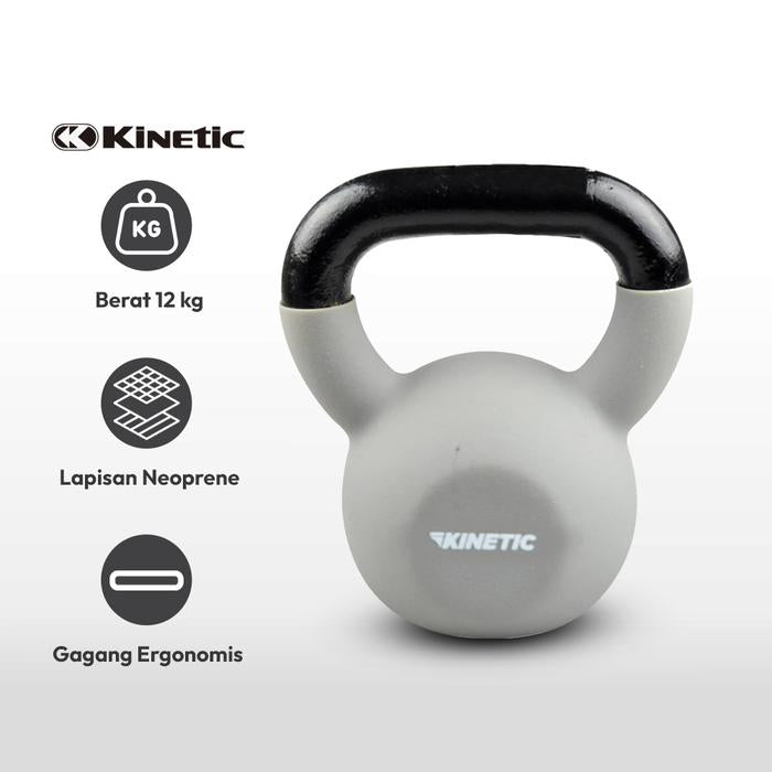 KINETIC NEOPRENE KETTLEBELL 12 KG
