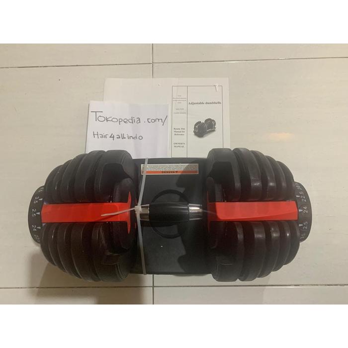 F201 READY STOCK Kettler bowflex ADJUSTABLE DUMBELL set barbel alat fitness