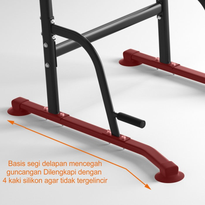 OneTwoFit Power Tower Pull Up Bar Multi-Function Alat Olahraga Fitness
