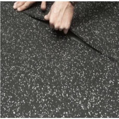 Rubber Flooring Roll Mat Sheet Lantai Karet Gym Fitness 8mm Rubber Floor Roll 1Meter x 10Meter Tebal 8mm ( 1 Roll )