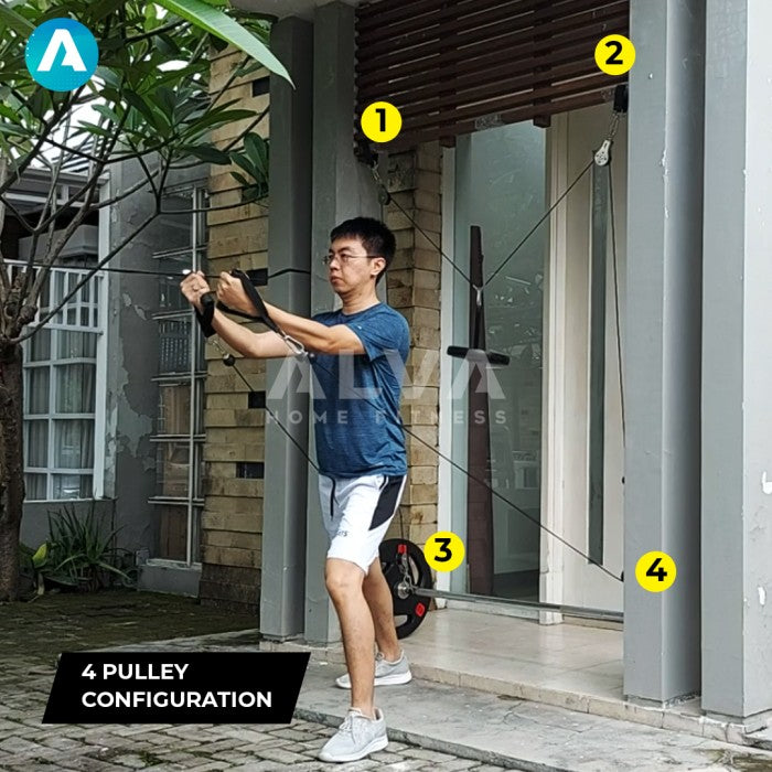 DIY Pulley Cable - Lat Pulldown Pull Down Katrol Row - Cable Crossover