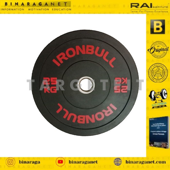 Black Rubber Bumper Plate 1pcs Piringan Pemberat