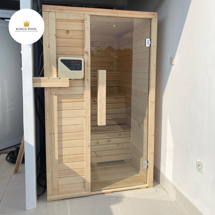 Ruang Sauna PINE WOOD 1.50X1.30X2.00