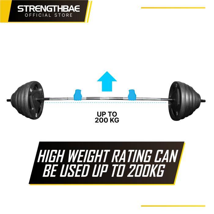 Echo Barbell 3cm STRENGTHBAE Bar 3 cm Olympic Barbel Stick Stik Gym Fitness 2,2m 2m