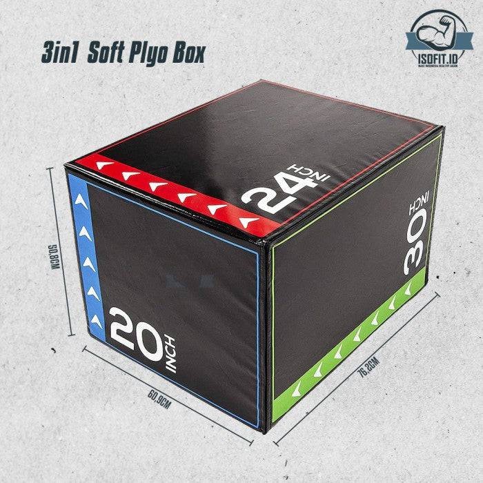 Plyosoft Jump Box / Plyo Box / Busa Lompat Olahraga - BOX 1