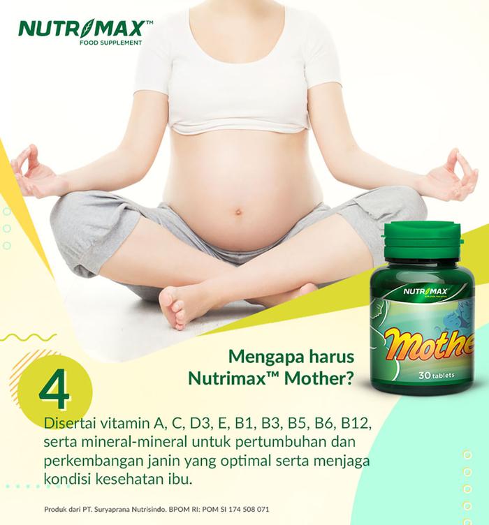 Nutrimax Mother 30 Tablet Vitamin Mineral Gizi Kehamilan Menyusui Ibu Anak