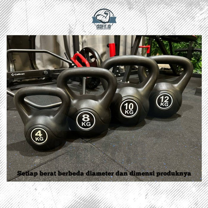 KettleBell 2-20KG / Ketel Bel / Alat Angkat Beban