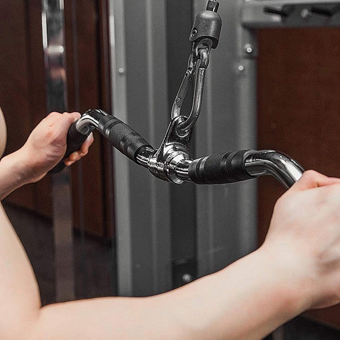 BODYMASTER Curl Bar 28" BM-A225 Handle Cross Over Gym Fitnes