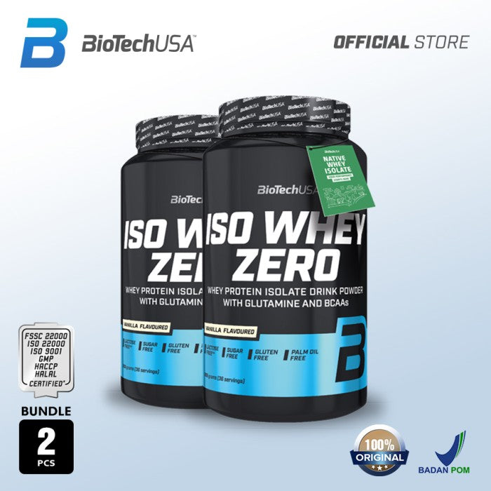 Bundle - ISOWHEY ZERO LACTOSE 908+908Gram - Coklat