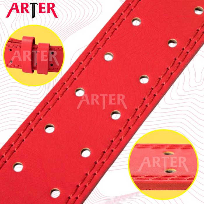 ARTER Gym Belt NPNG Powerlifting Weightlifting Belt Sabuk Fitness Belt - M, LOGO ARTER