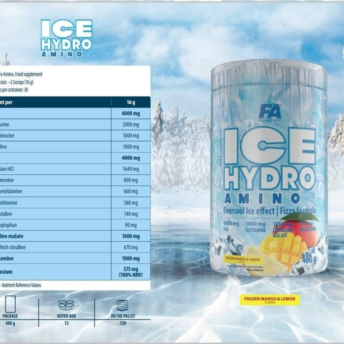 FA HydroAmino 480 Gram FA ICE Hydro Amino