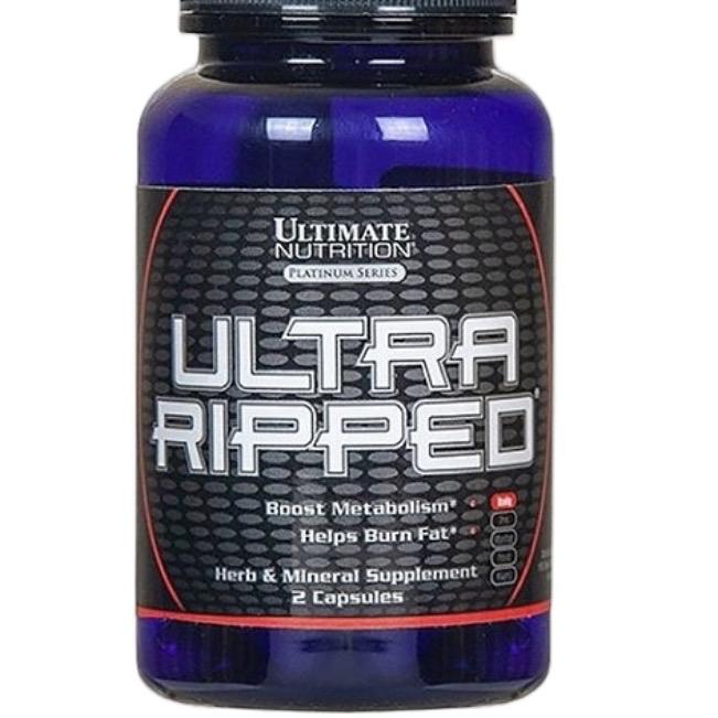 Ultimate Nutrition Ultra Ripped Capsules "Ephedra Free" suplemen fitness / suplemen gym / suplemen protein - 90 Caps