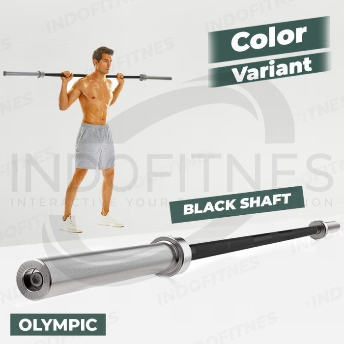 BODYMASTER Stick Gym 5 CM Barbell Olympic Curl Bar Fitnes Dumbell - BAR 50/5CM, KARGO/BLM ONGKR