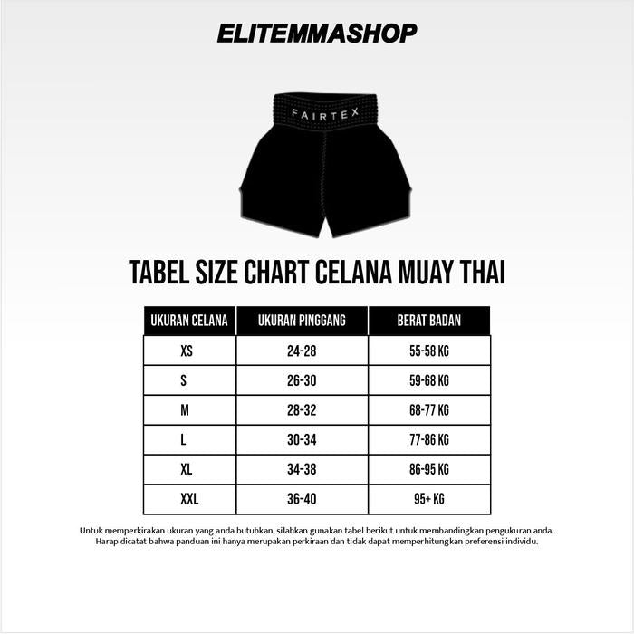 Celana Muay Thai FAIRTEX Slim Cut Golden Jubille Luster BS 1916 - L